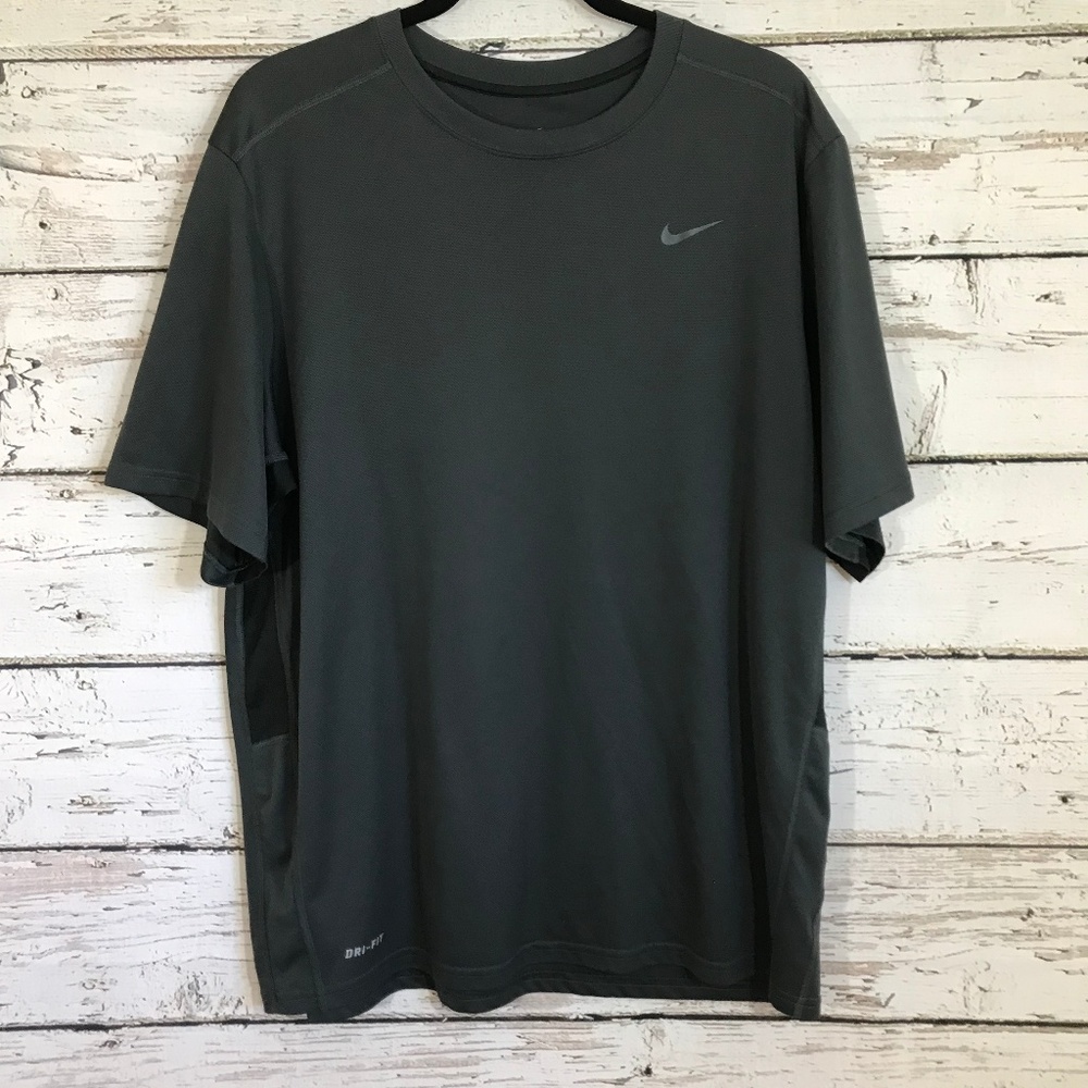 Nike Dri-Fit Dark Gray Short Sleeve Shirt